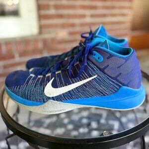 nike shoes * zoom ascention * blue knit * size 10.5 * high top